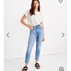 Madewell Mom Jeans Melva Wash Size 23P